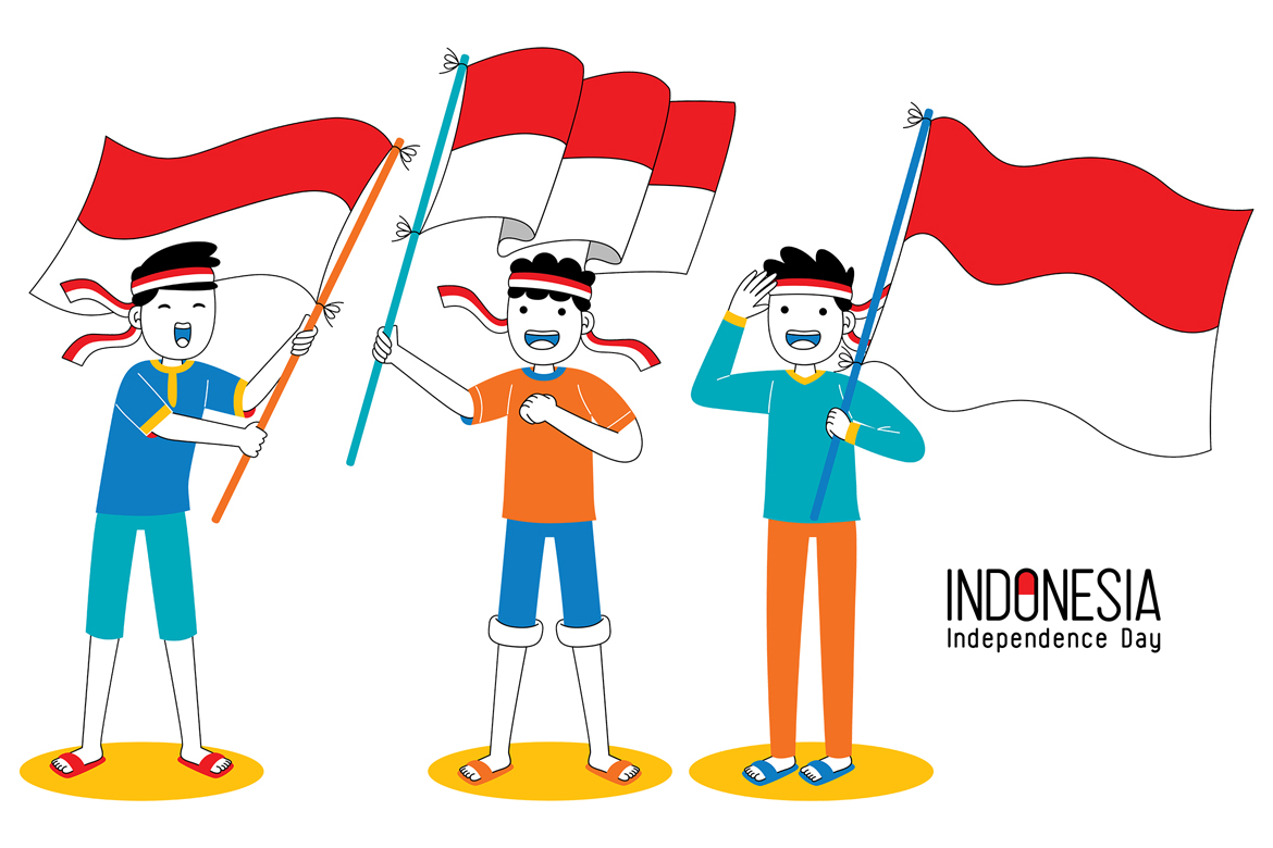 Indonesia Independence Day Vector Illustration #11