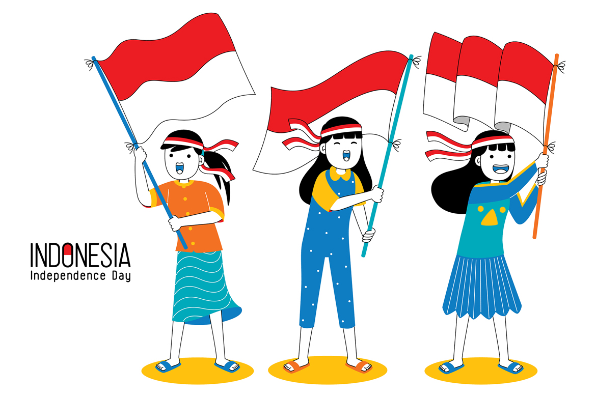 Indonesia Independence Day Vector Illustration #14