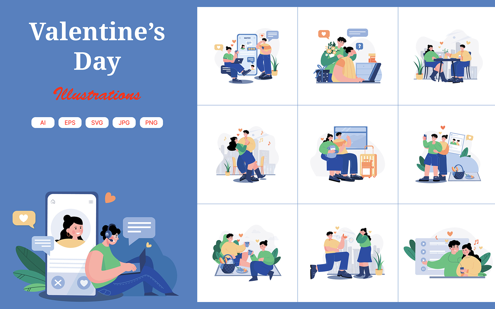 M511_Valentine’s Day Illustration Pack