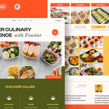 Catering Business UI Elements 379898
