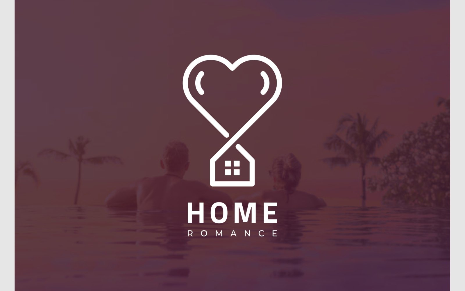 Home House Love Heart Logo