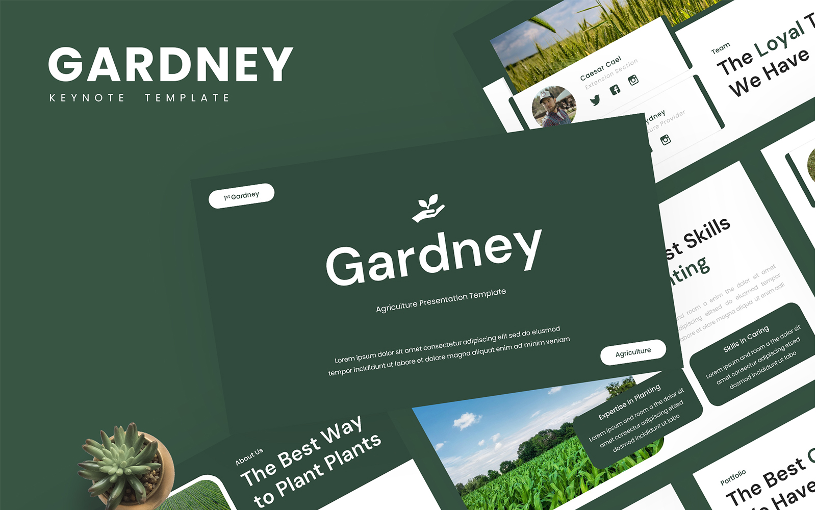 Gardney – Agriculture Keynote Template
