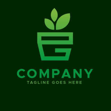 G Plant Logo Templates 380132
