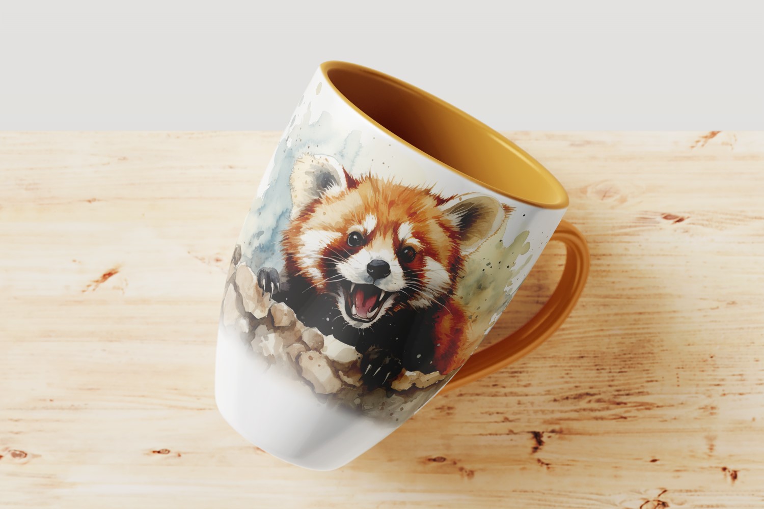 fox funny Animal head peeking on white background 6