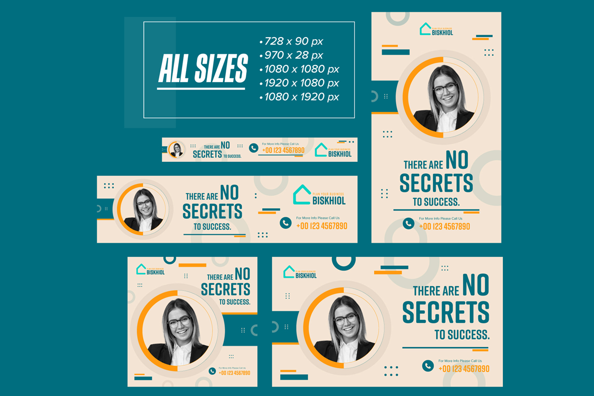 Corporate Business Banner Ads Set