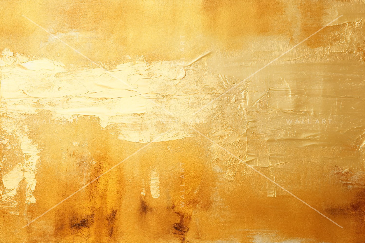 Golden Foil Brush Strokes Artistic Expression 7