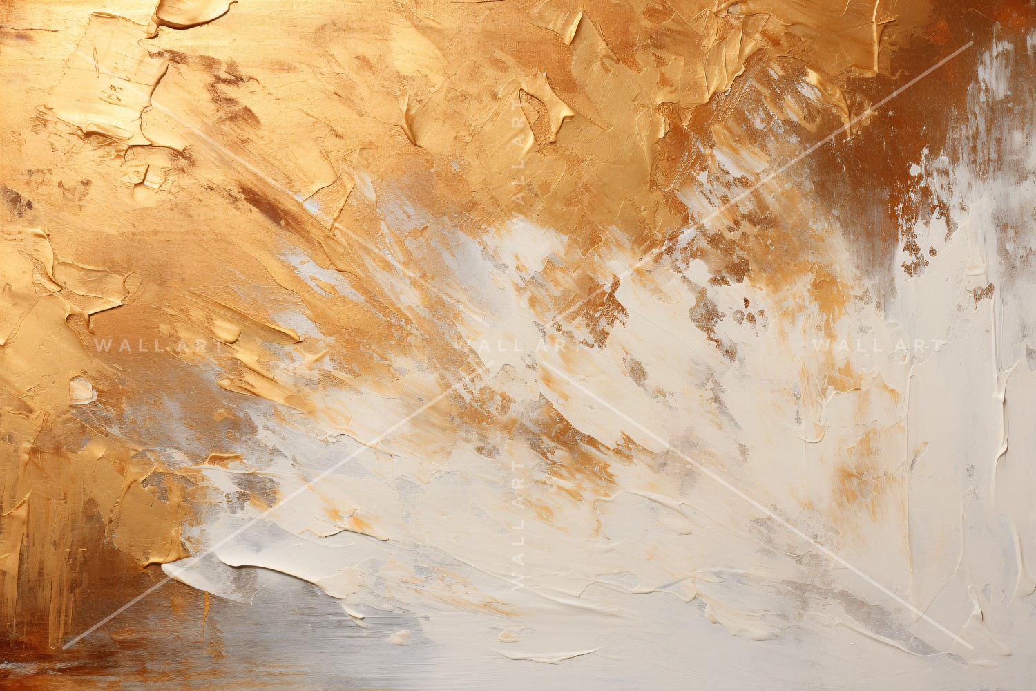 Abstract Art Golden Foil Elegance 8