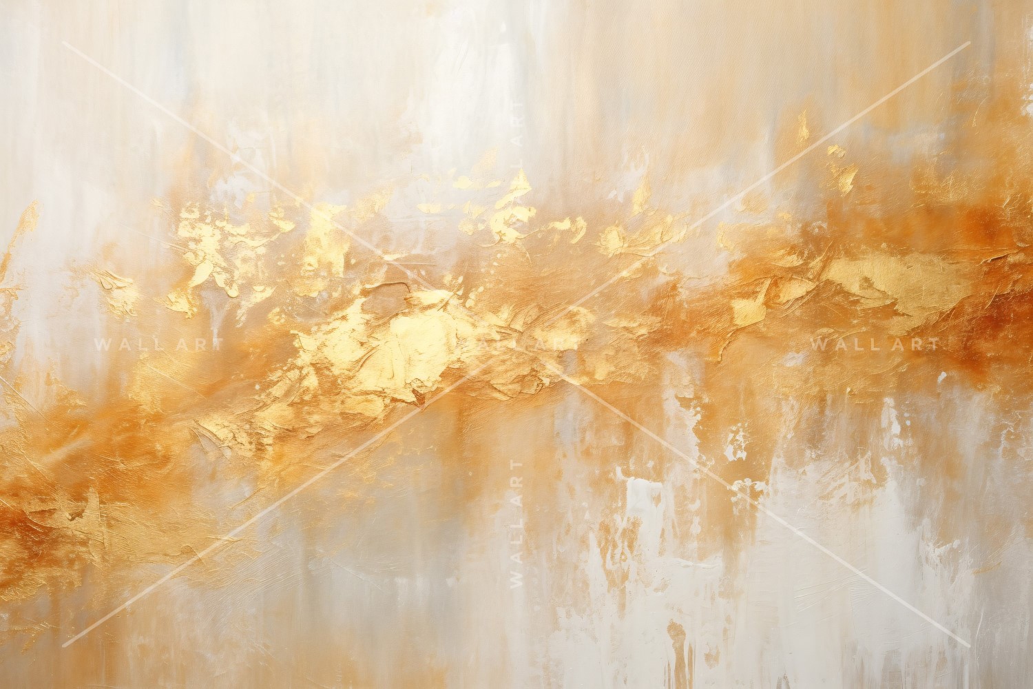 Golden Foil Elegant Wall Art 7.