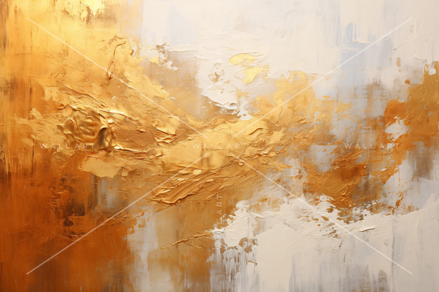 Artistic Wall Decor Golden Foil 10.