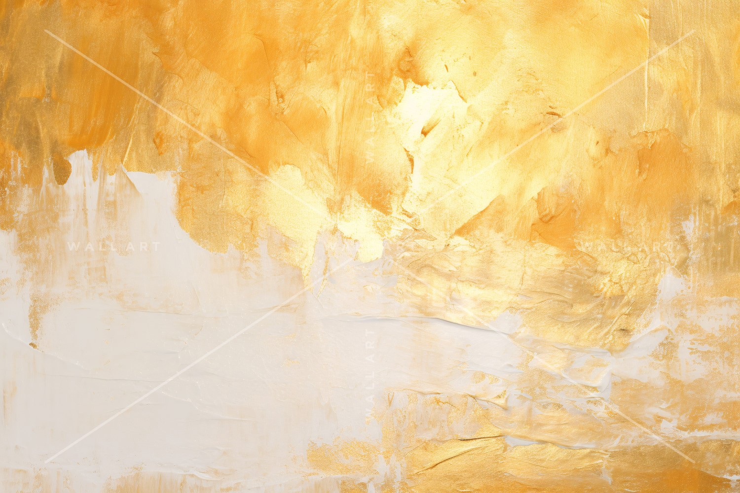 Artistic Wall Decor Golden Foil 11.