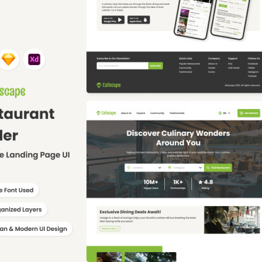 Apps Foods UI Elements 380440