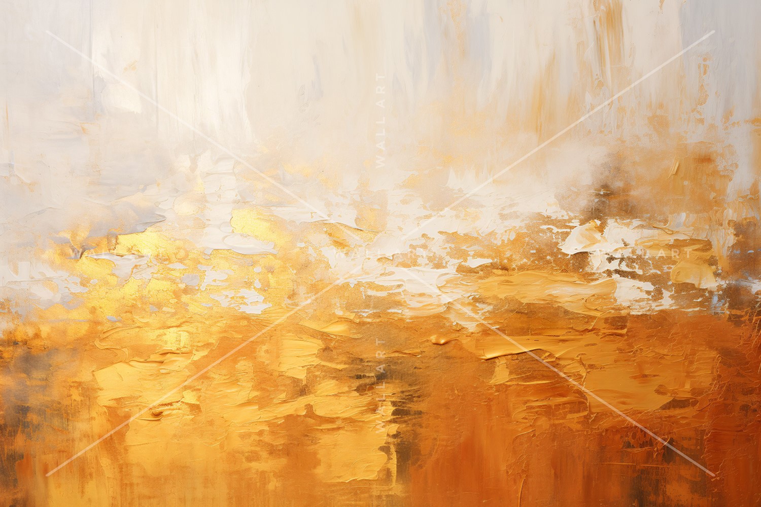 Abstract Art Golden Foil Elegance 23