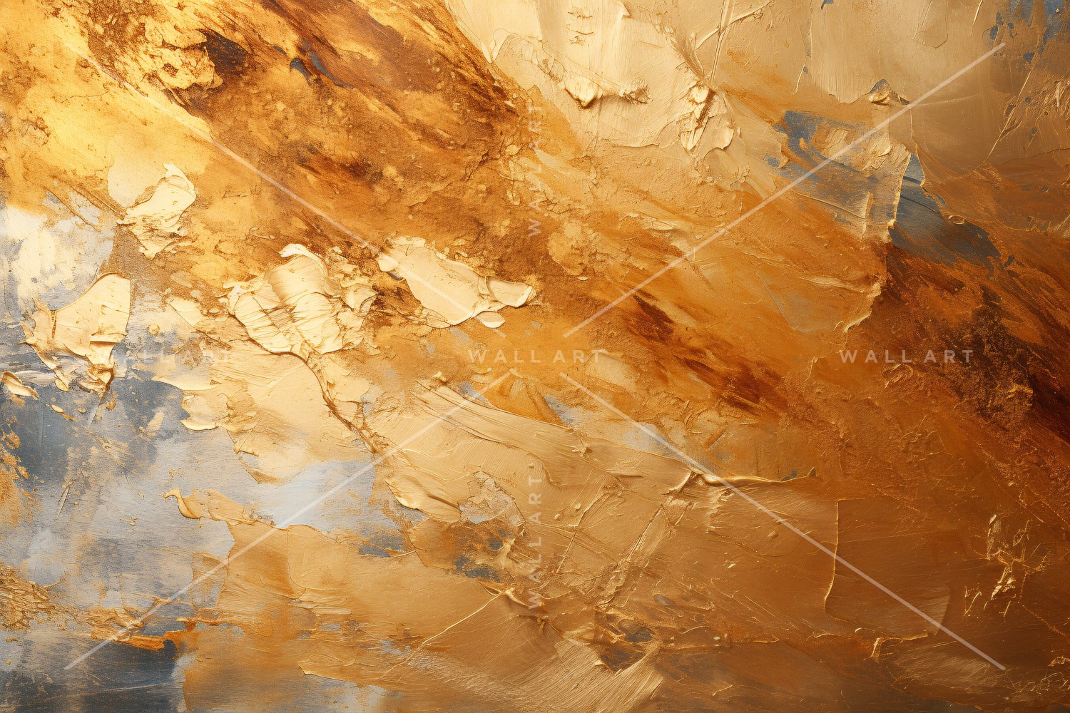 Abstract Art Golden Foil Elegance 30