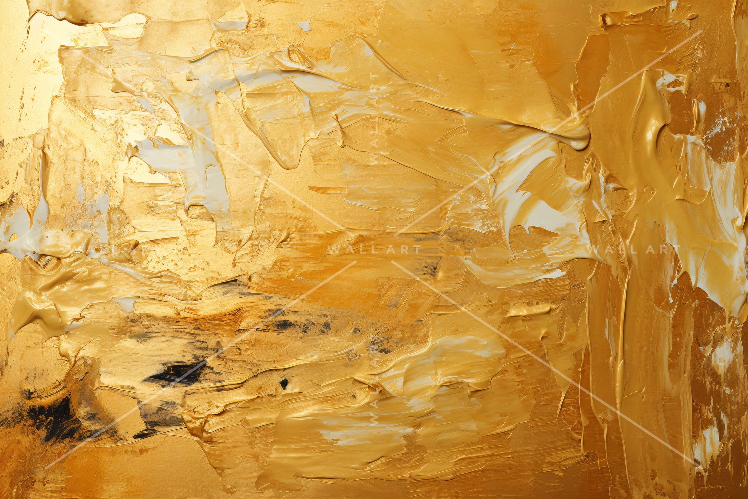 Golden Foil Elegant Wall Art 22