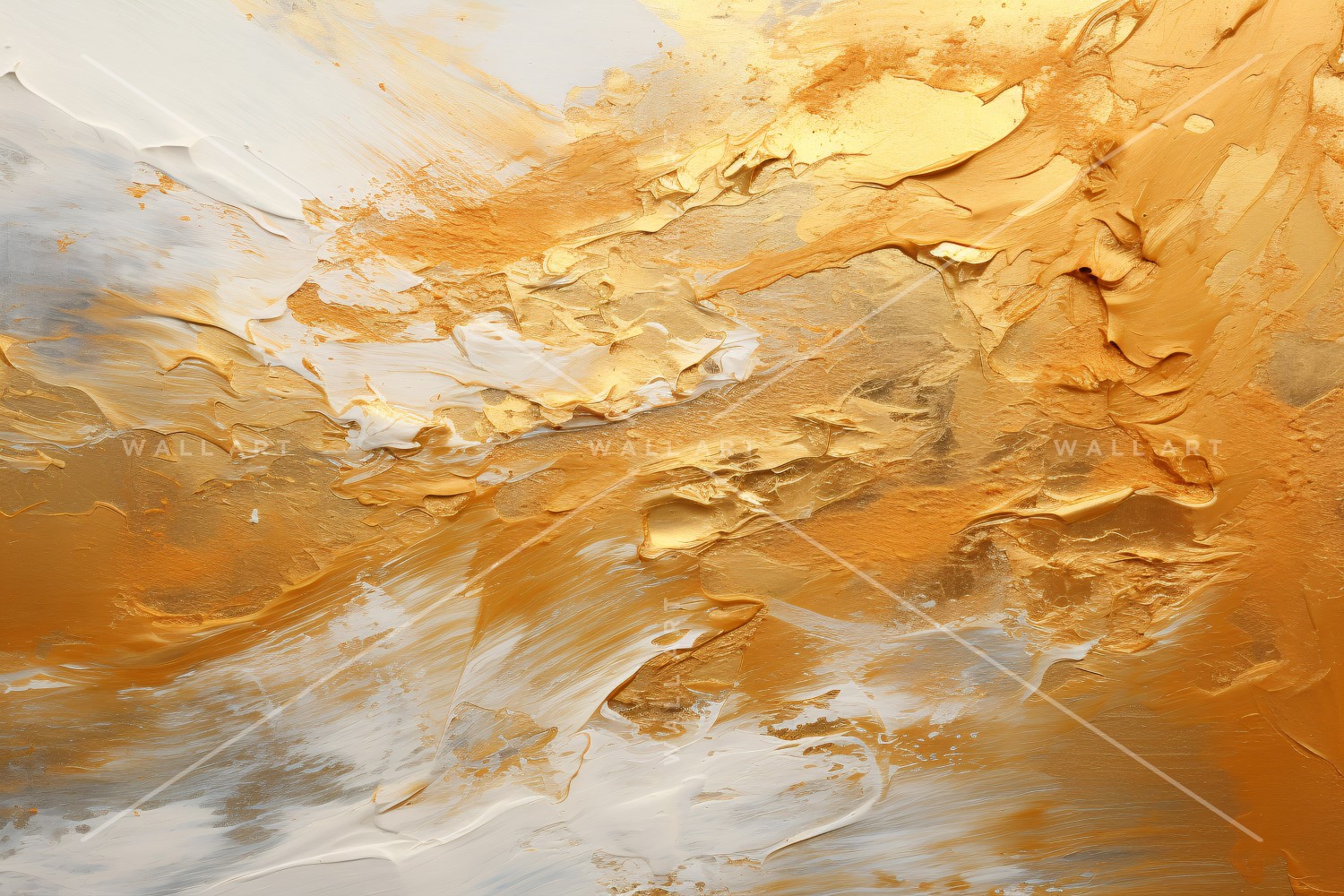 Abstract Art Golden Foil Elegance 28