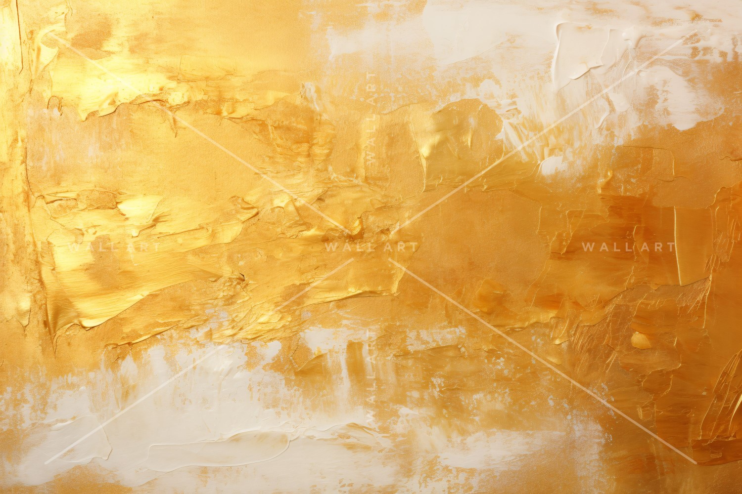 Artistic Wall Decor Golden Foil 25.