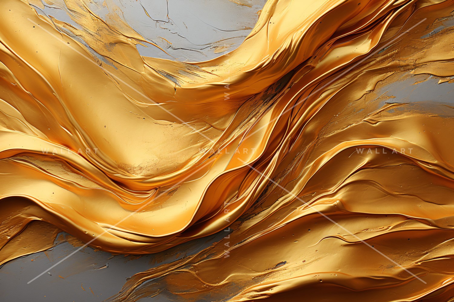 Abstract Art Golden Foil Elegance 45