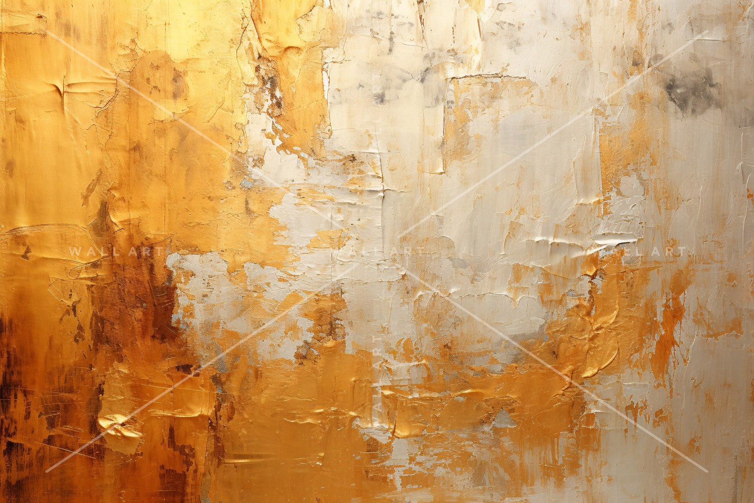 Artistic Wall Decor Golden Foil 56