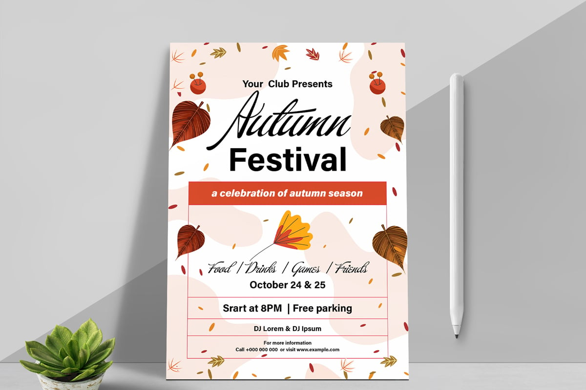 Autumn Festival Flyer Templates