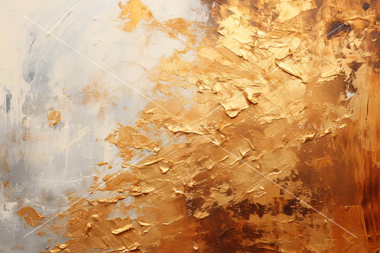 Golden Foil Elegant Wall Art 67