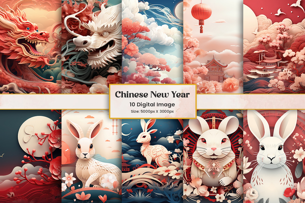 Chinese New Year Festival Background, Traditional Chinese decorative background