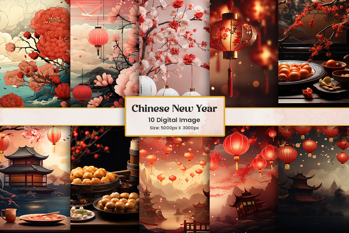 Happy Chinese New Year Colorful lantern Chinese festival decorative texture background.