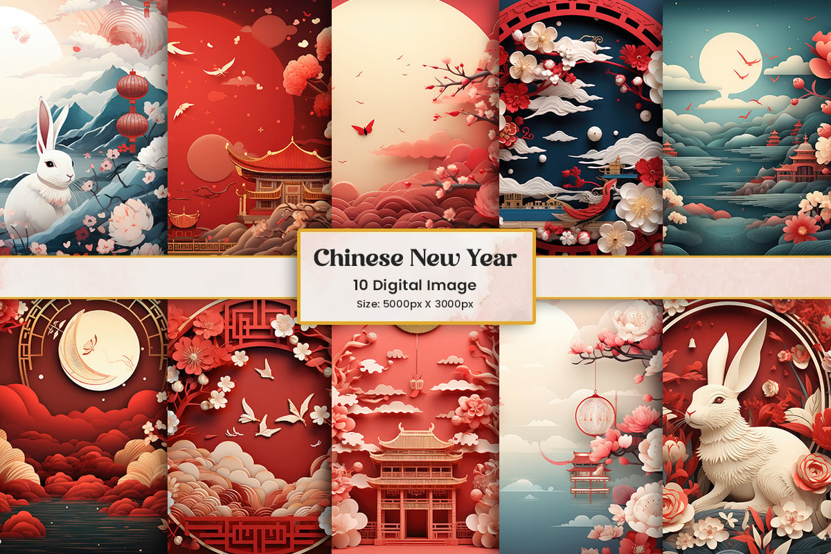 Chinese New Year Traditional Festival Background