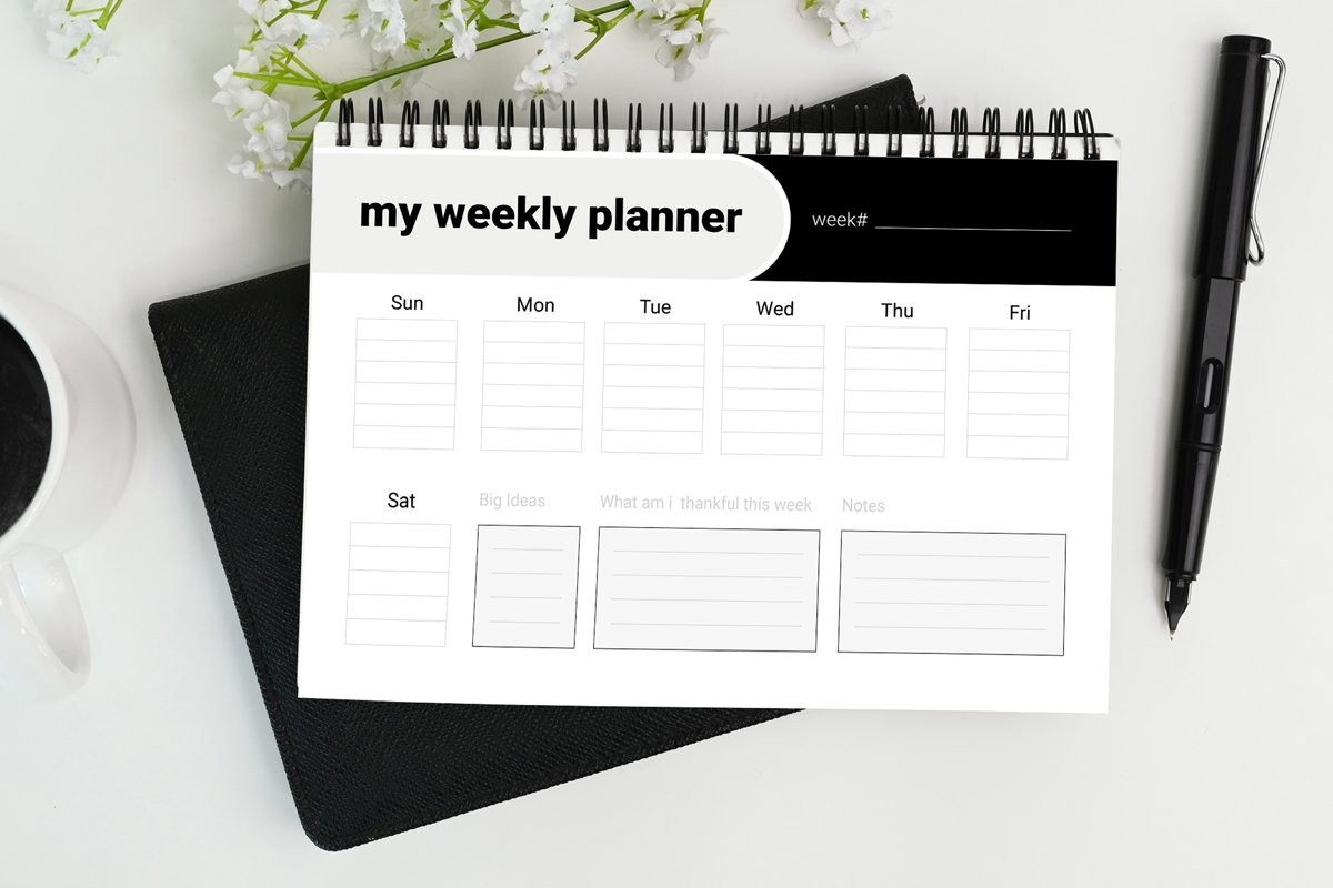 Weekly Planner Templates Layout.
