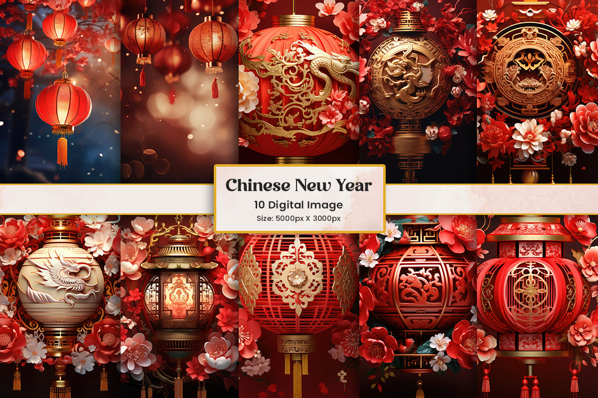 Chinese New Year Dragon Background