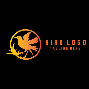 Bird Colorful Logo Templates 381297