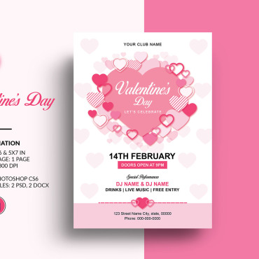 Invite Valentine Corporate Identity 381390