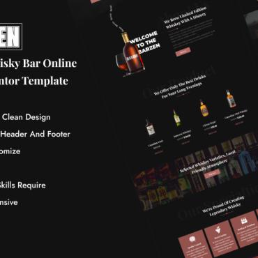 Shop Whisky Elementor Kits 381431