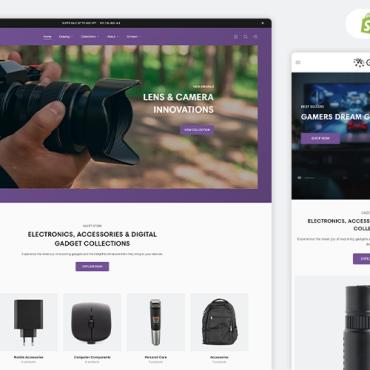 Computer Electronic Shopify Themes 381438