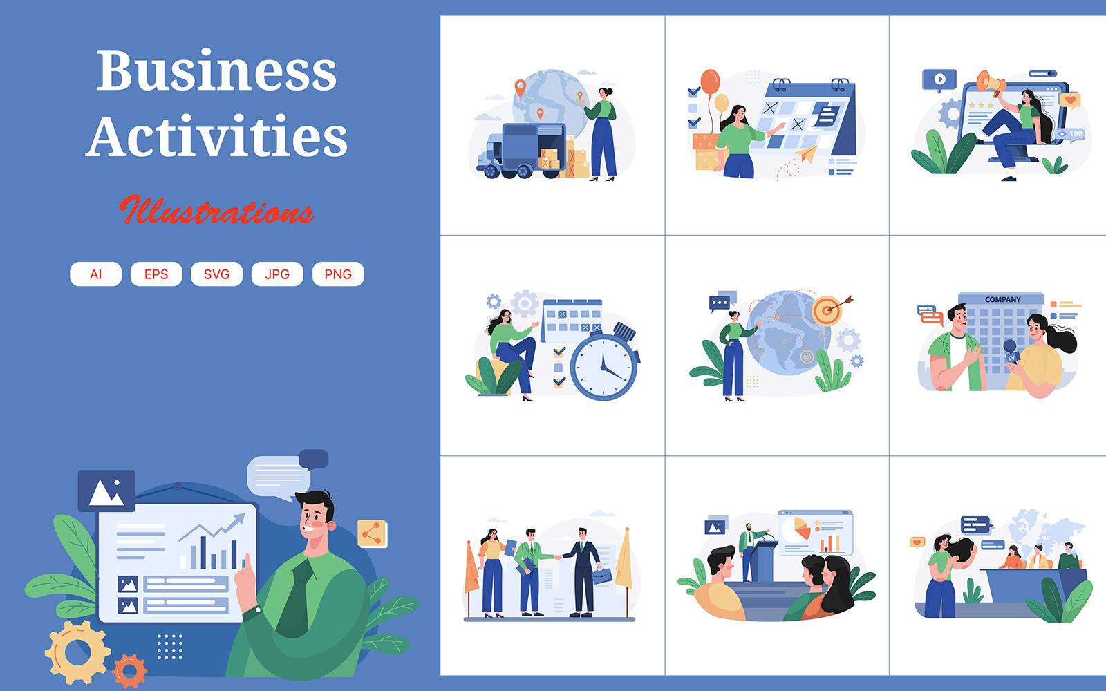 M477_ Business Activities Illustrations