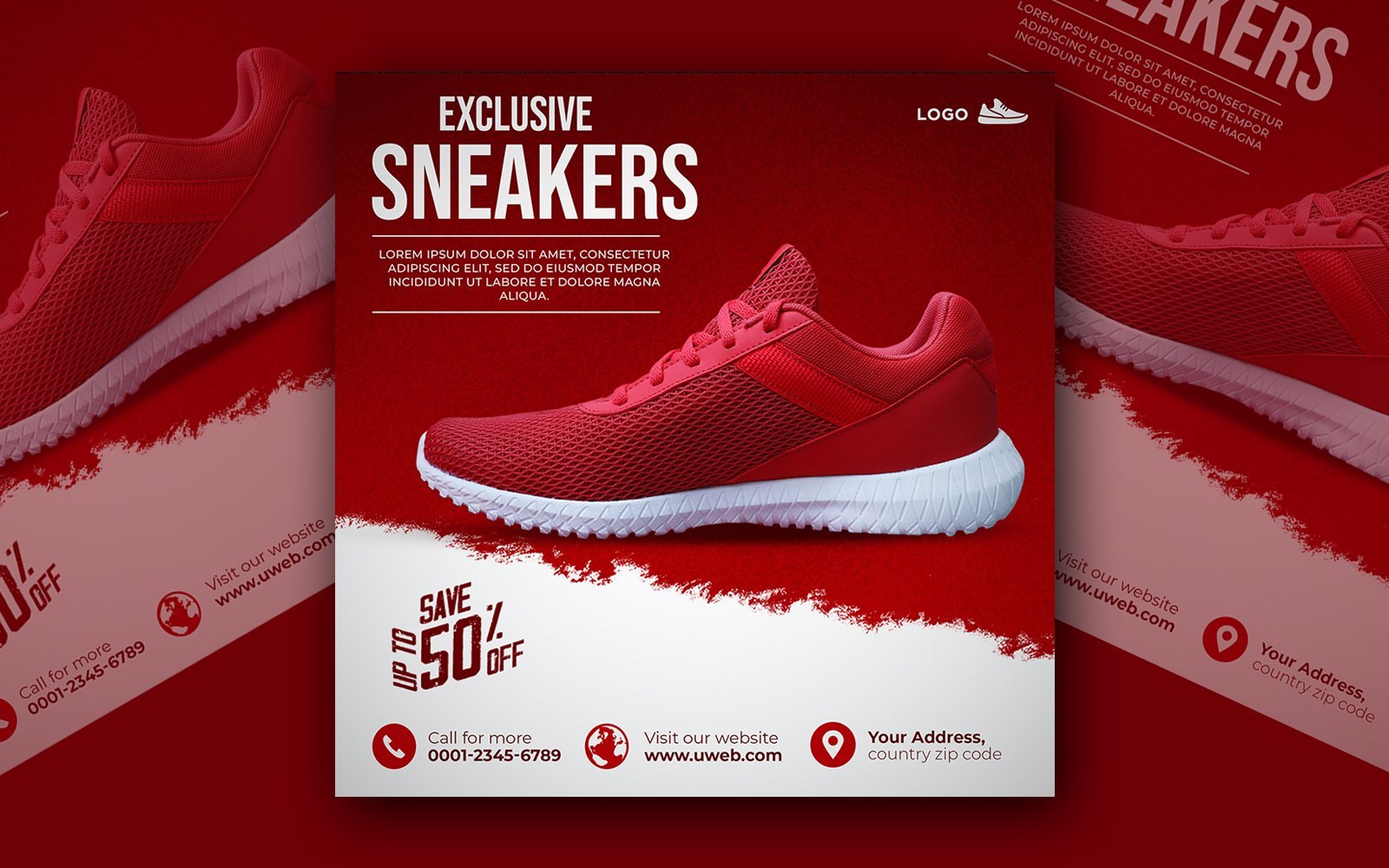 Sneakers Social Media Template