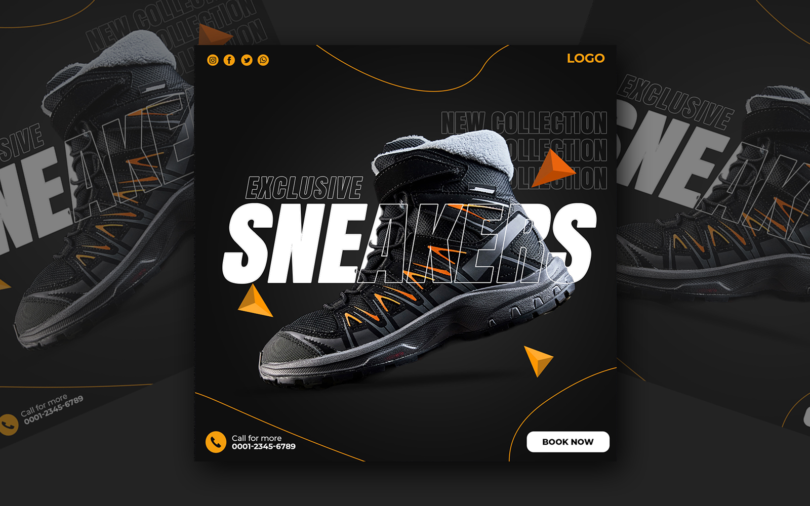 Shoes Sale Social Media Post Template