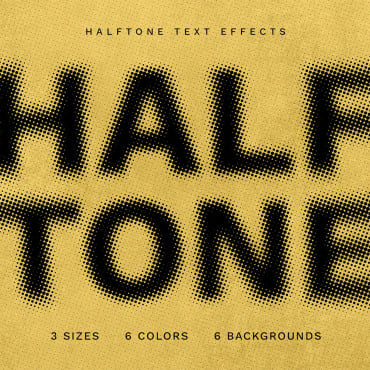 Halftone Text Illustrations Templates 381628