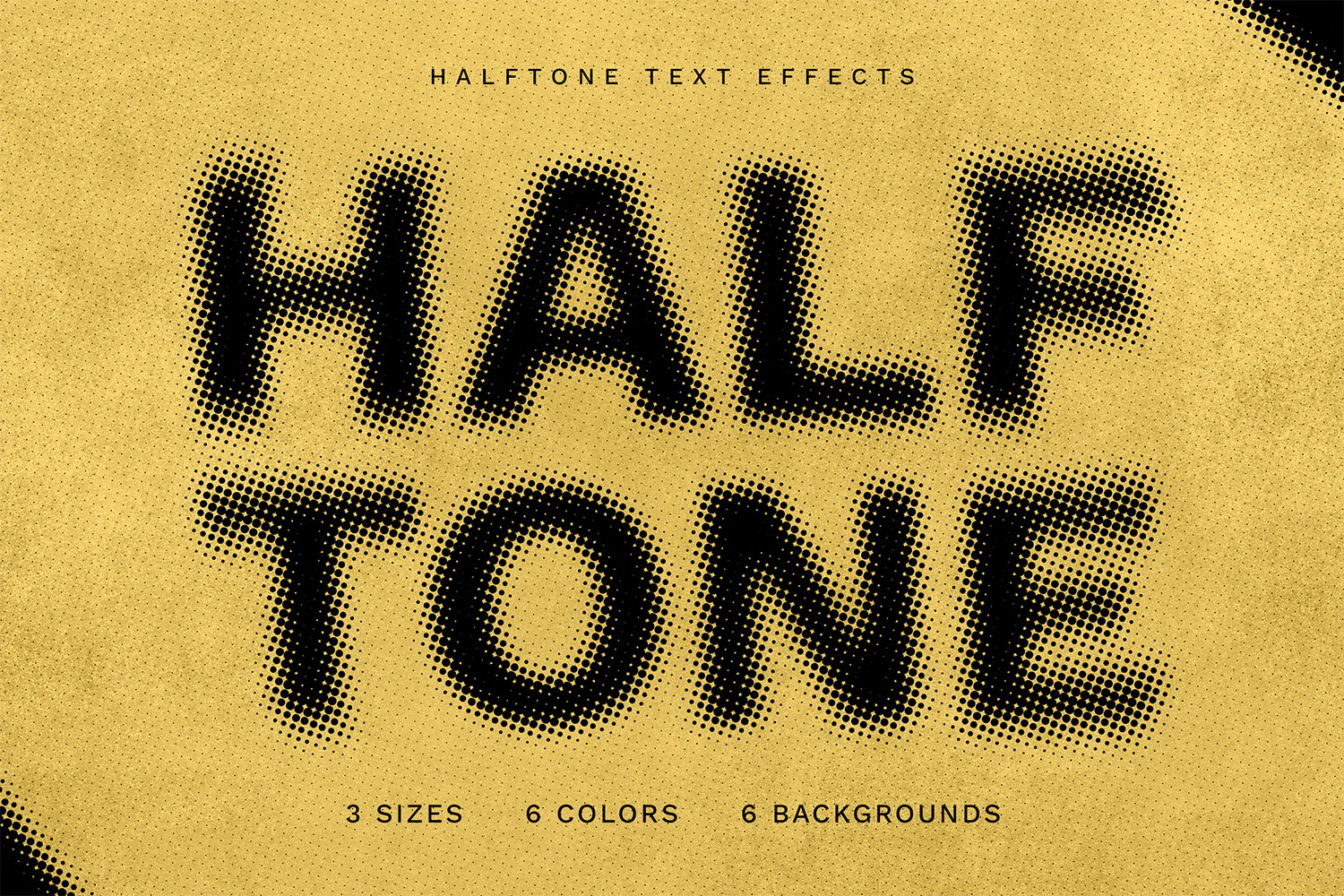 Halftone Photoshop Text Effect