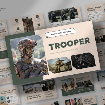 Army Clothing PowerPoint Templates 381659