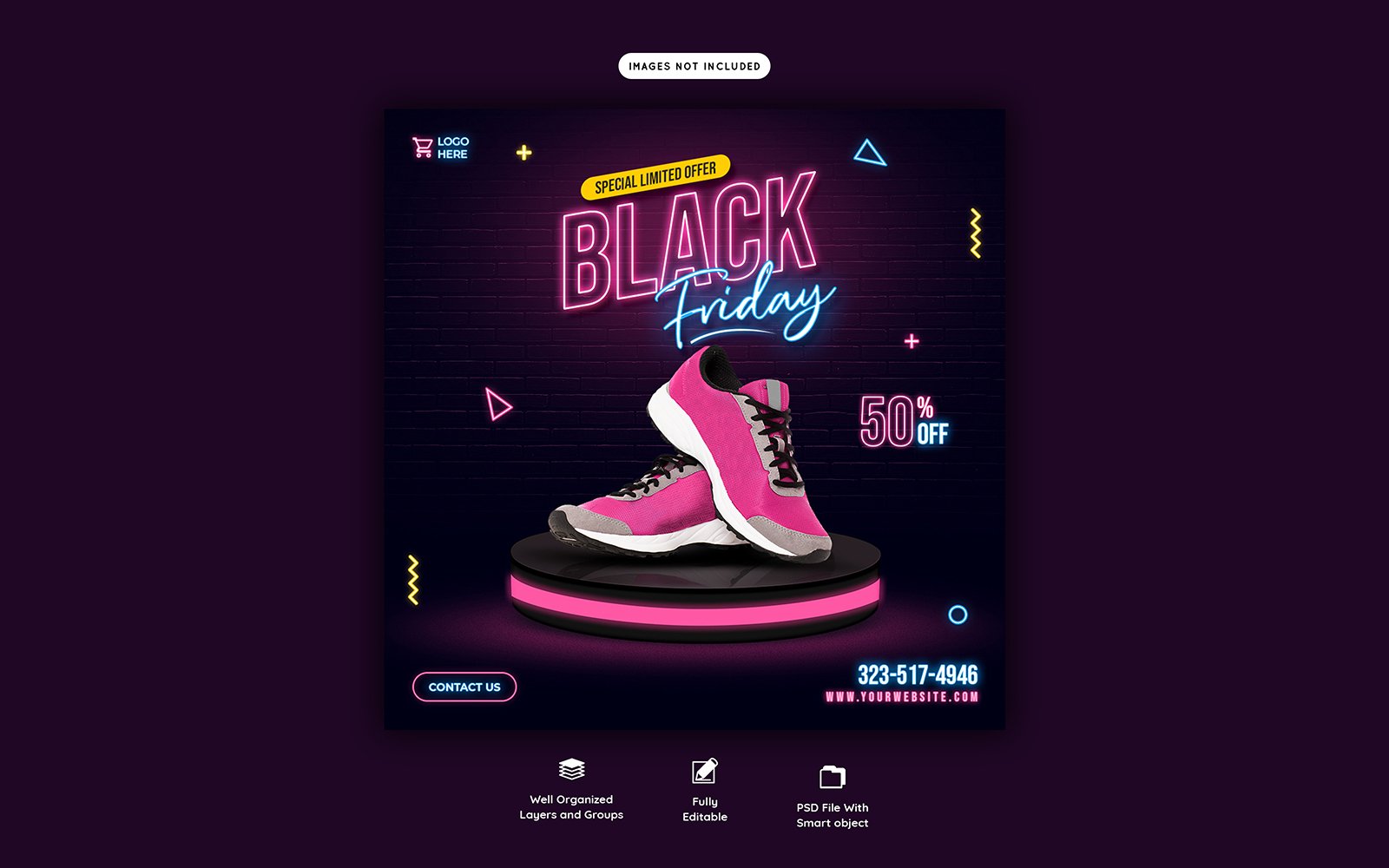 Black Friday  Social Media Post Template