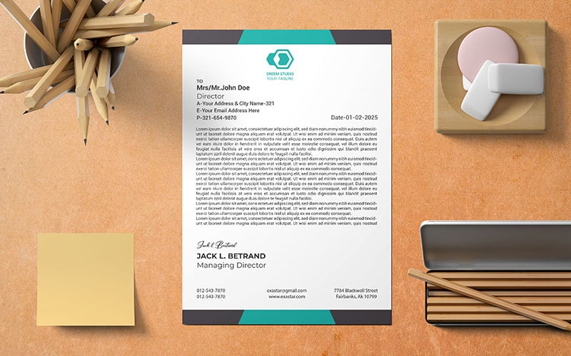 Minimal Simple Letterhead - Corporate_180