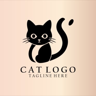 Cat Cute Logo Templates 381823