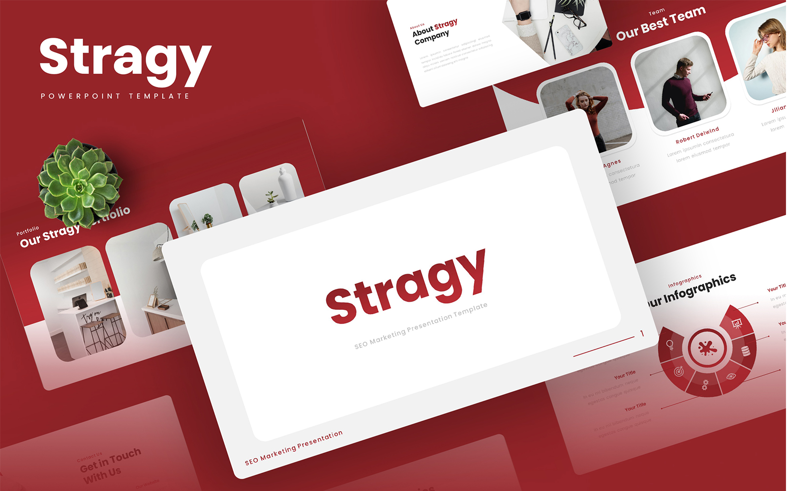 Stragy – SEO Marketing PowerPoint Template