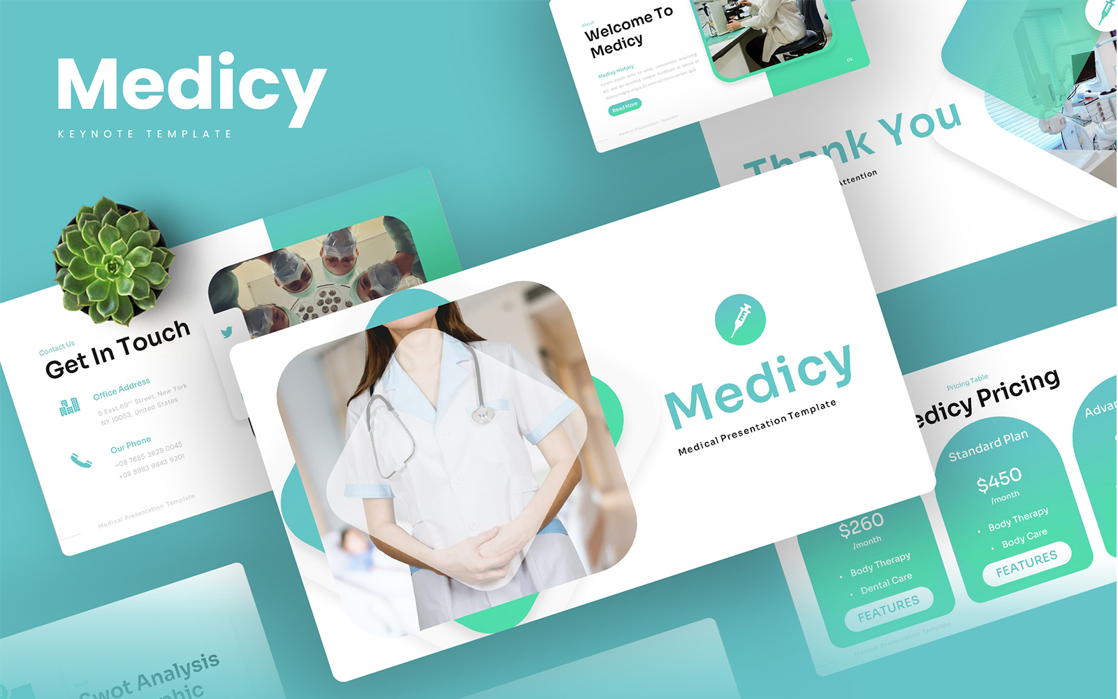 Medicy – Medical Keynote Template