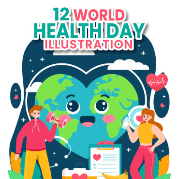 Health Day Illustrations Templates 381999