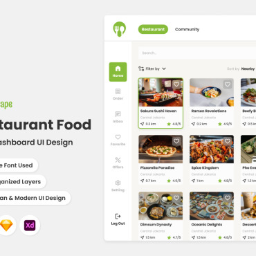 Diner Foods UI Elements 382006
