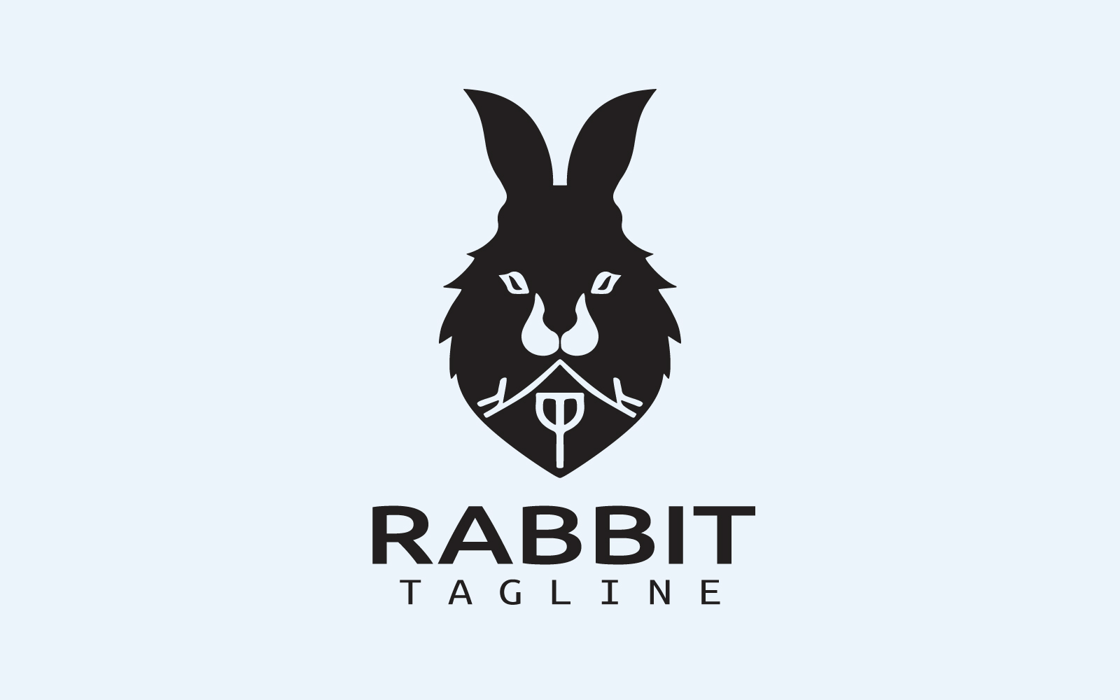 Rabbit Viking Logo Template V8