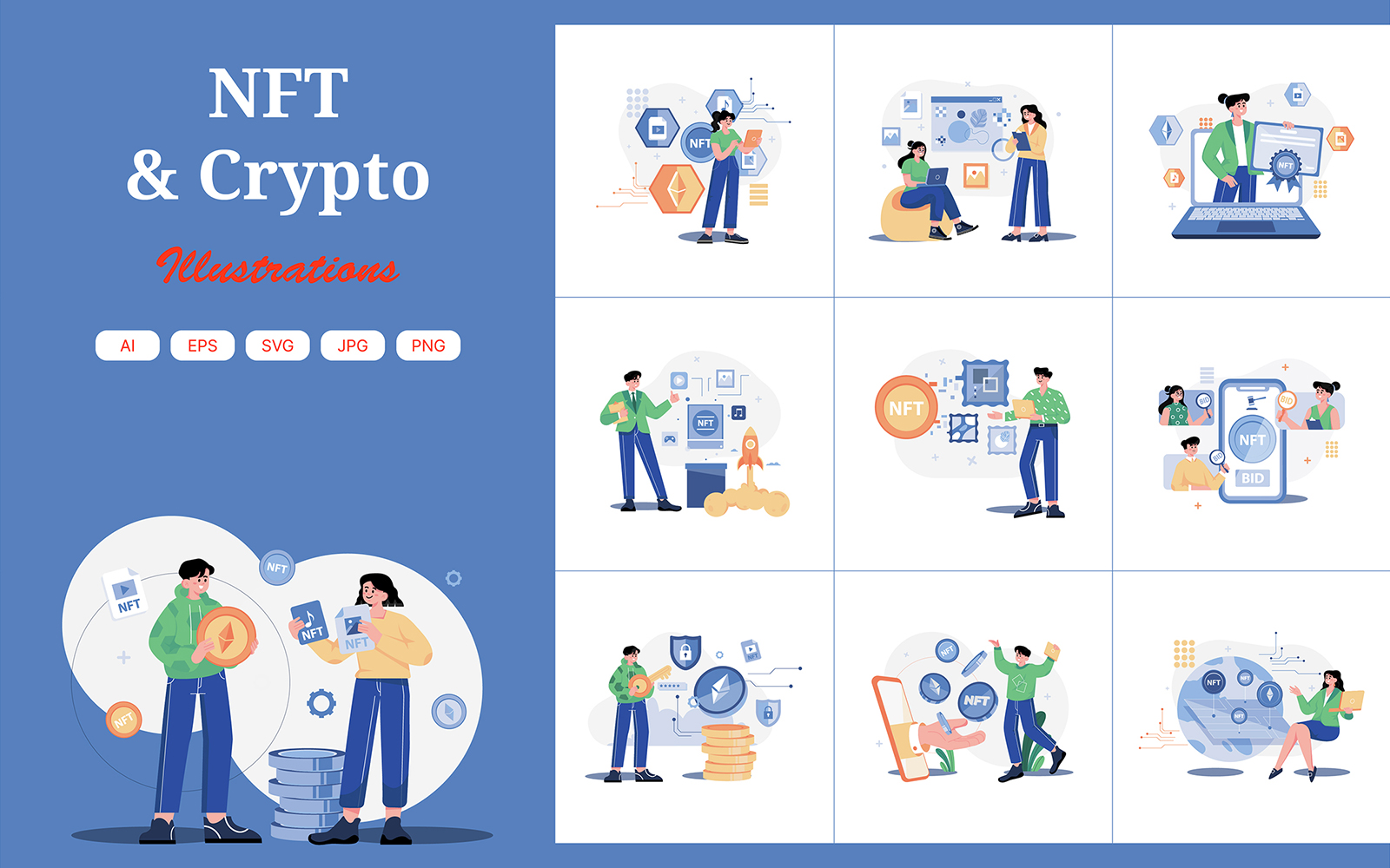 M473_NFT & Crypto Illustration Pack