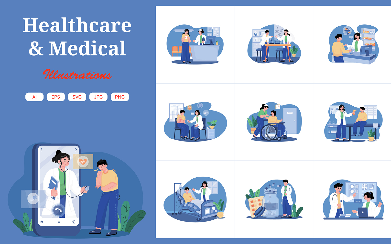M452_Healthcare & Medical Illustrations
