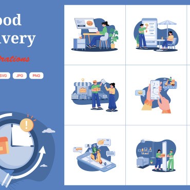 Delivery Man Illustrations Templates 382122